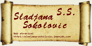 Slađana Sokolović vizit kartica